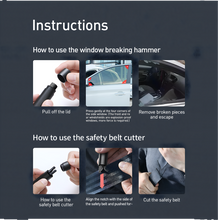 SafeGuard™ - Life-Saving Glass Breaker and Seat Belt Cutter - morio