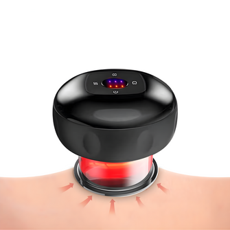 CuppSmart™ - All New Cupping Massager with Red Light Therapy - morio